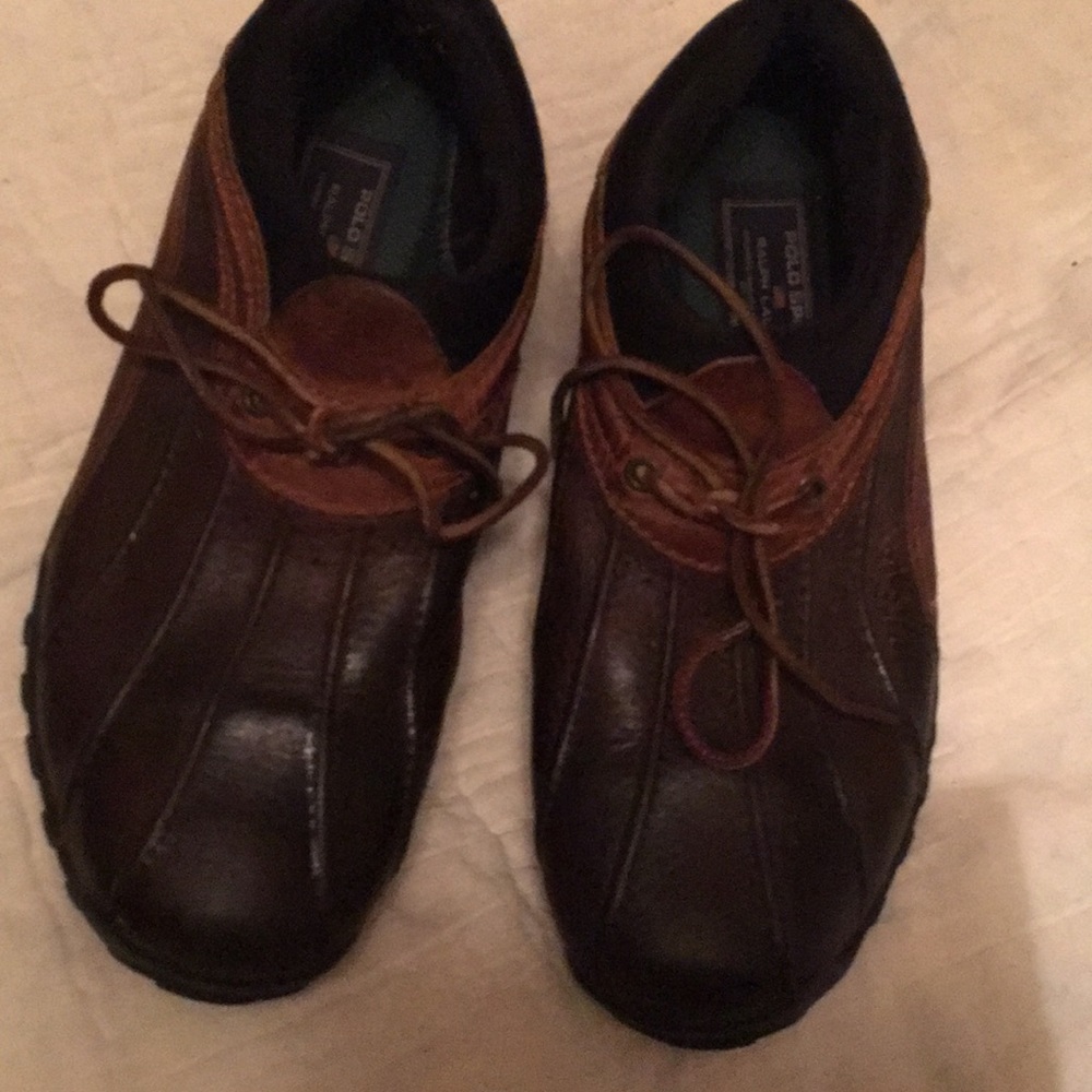 Men’s polo leather polo shoes